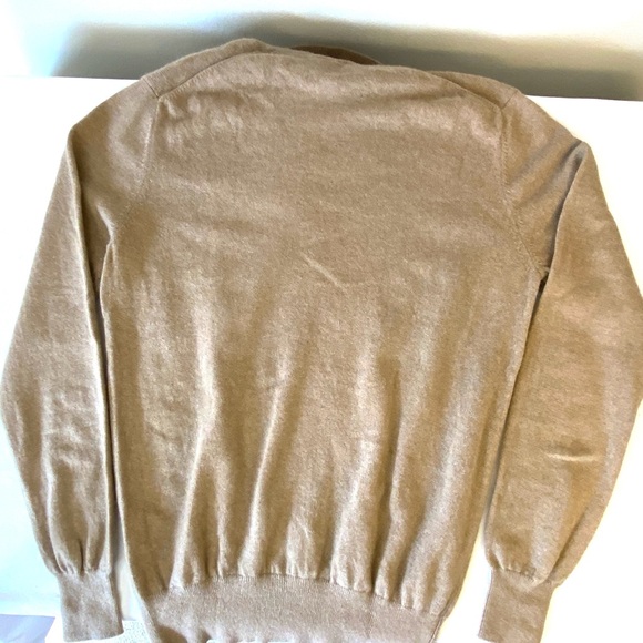 State Cashmere brand tan Cashmere Turtleneck Sweater in M/L - Picture 11 of 11